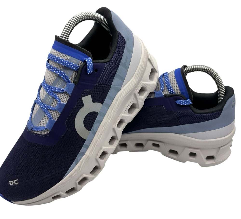 On Running Cloudmonster Women's Running Sneakers Navy/Blue - Picture 1 of 7